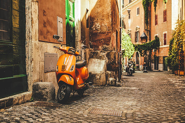 Street view in Trastevere, Rome's favorite neighborhood