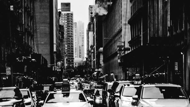 Streets of Manhattan, New York City stock photo