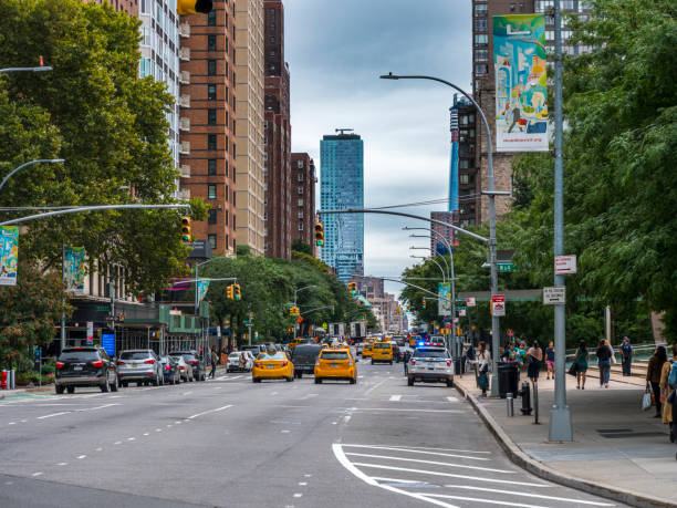 Streets of New York City stock photo