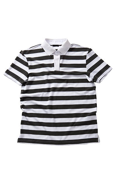 striped t-shirt stock photo