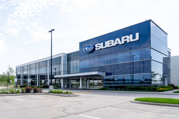 Subaru Canada, Inc. Corporate office in Mississauga, On, Canada. stock photo