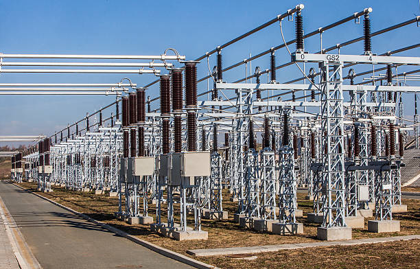 Substation Substation electricity substation stock pictures, royalty-free photos & images