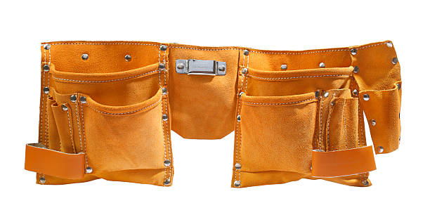 suede working belt suede working belt tool belt stock pictures, royalty-free photos & images