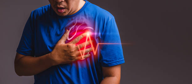 Suffering from chest pain, having heart attack after workout. Suffering from chest pain, having heart attack after workout. chest pain stock pictures, royalty-free photos & images