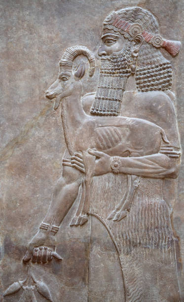Sumerian artifact stock photo