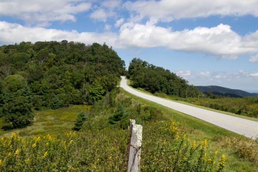A summer afternoon along the Blue Ridge Parkway