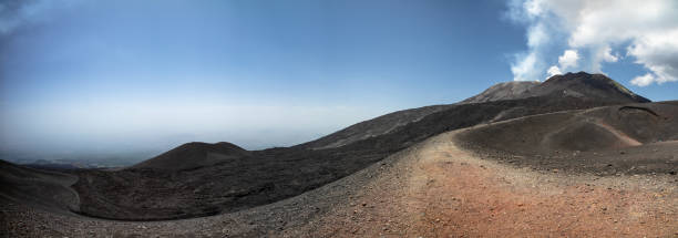Summit Panoramic stock photo