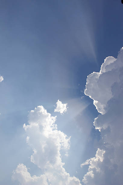 Sun & Cloud stock photo