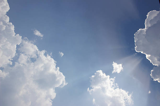 Sun & Cloud stock photo