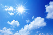 istock Sun on blue sky 1372419571