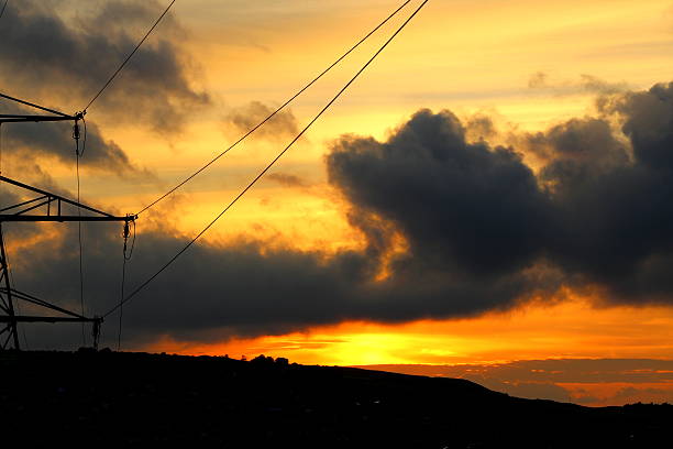 Photo of Sun set clouds - going down over Pennines, West Yorkshire