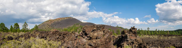 Sunset Crater stock photo
