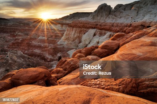 istock Sunset landscape at Paria Rimrocks, Utah, USA 181877837