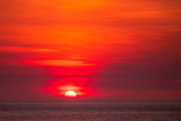 Sunset - Mindil Beach - Darwin stock photo