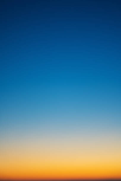Sunset sky as background. stock photo