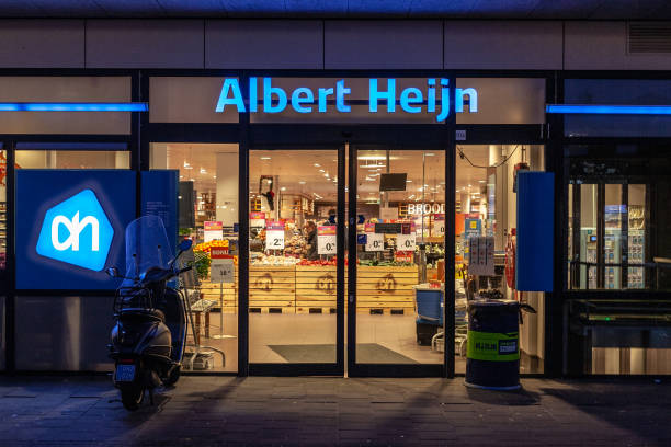 Supermarket Albert Heijn in Amersfoort, the Netherlands 2018 stock photo