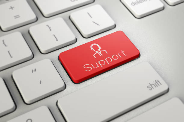 Support Button Support Button on keyboard key help single word photos stock pictures, royalty-free photos & images
