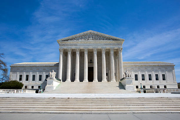 Supreme Court Building USA Supreme Court building in the United States of America is located in Washington, D.C., USA. supreme court building stock pictures, royalty-free photos & images