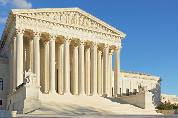 U.S. Supreme Court Building - Washington DC stock photo