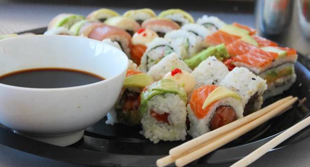 Plato Sushi Banco de fotos e im genes de stock iStock  Plato Sushi Banco de fotos e im genes de stock iStock