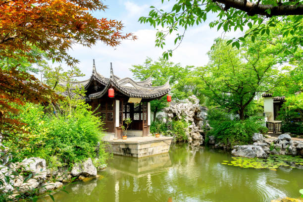 Suzhou Garden, China stock photo