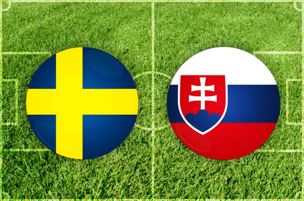 瑞典 vs 斯洛伐克足球比賽 - euro world cup qualifiers 個照片及圖片檔