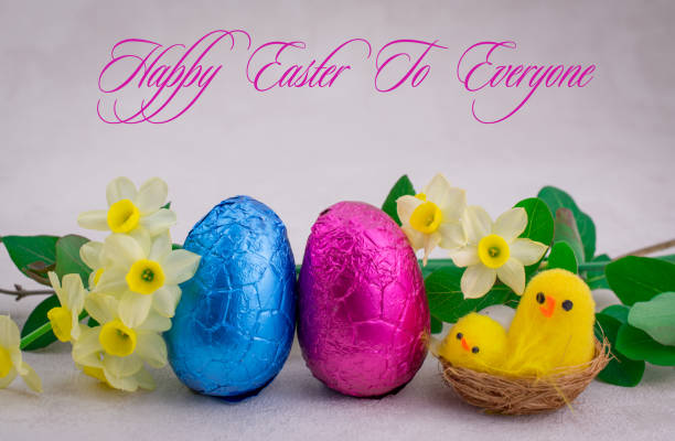 Sweet chocolate Easter  eggs on pink background Sweet chocolate Easter  eggs on pink background easter sunday stock pictures, royalty-free photos & images