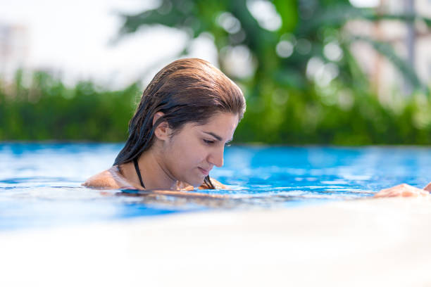 Naked Women Swimming Pool Swimming Stock Photos, Pictures 