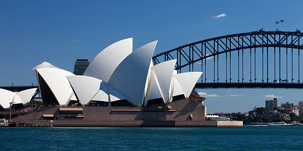 Sydney Opera House Panorama stock photo