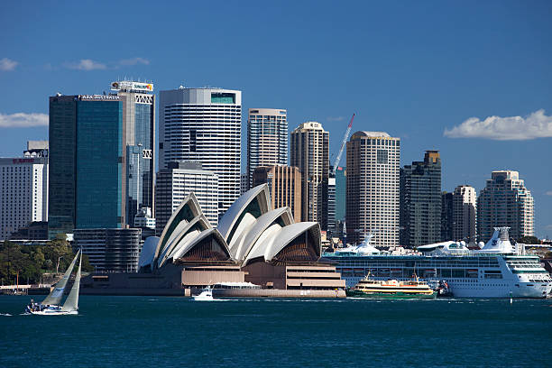 Sydney Opera House Skyline stock photo