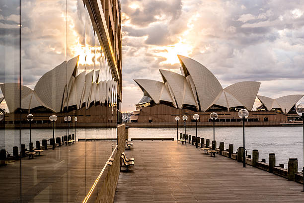 Sydney Opera House Sunrise stock photo