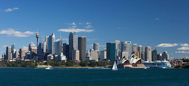 Sydney Skyline Panorama stock photo
