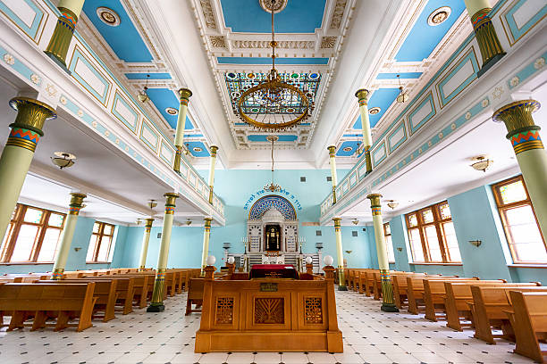 Synagogue in Riga stock photo