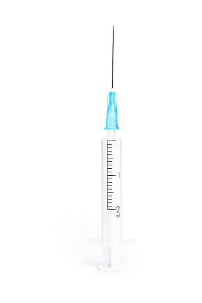 Syringe Syringe closeup on white background mephedrone stock pictures, royalty-free photos & images