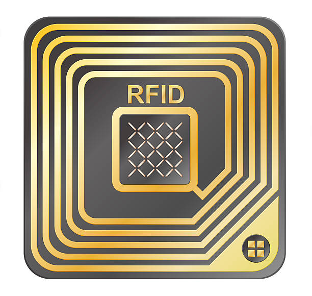 RFID Tag stock photo