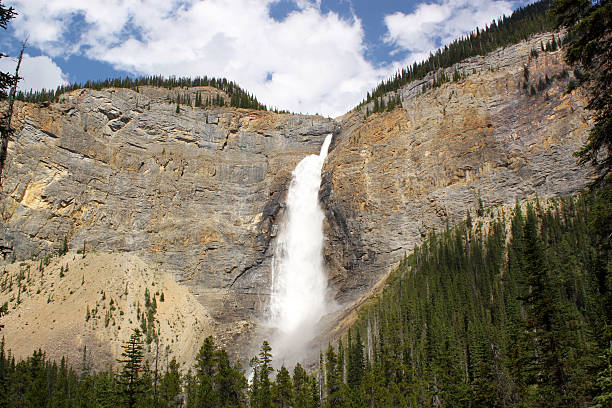 Takakkaw Falls, Yoho National Park, British Columbia, Canada stock photo