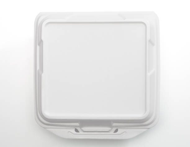 take out container - polystyreen stockfoto's en -beelden
