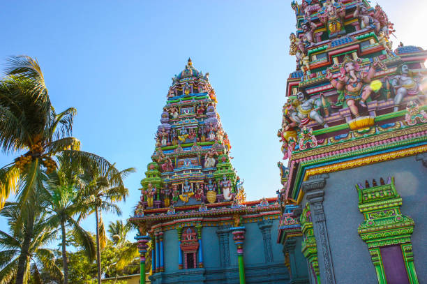 Tamil Temple in St. Peter's, Reunion Island. Tamil Temple in St. Peter's, Reunion Island. hindu god stock pictures, royalty-free photos & images
