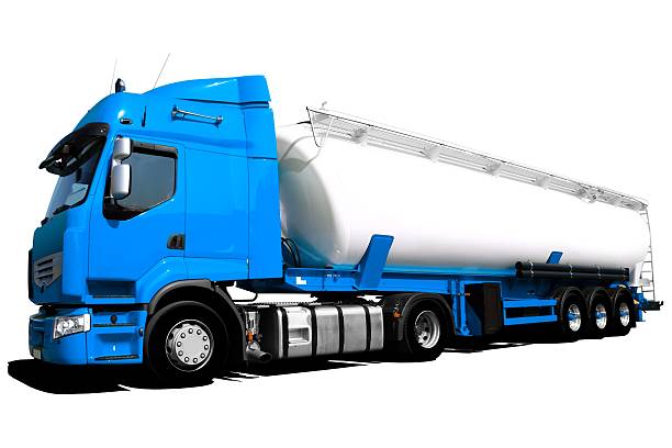 Tanker Truck Isolated stock photo