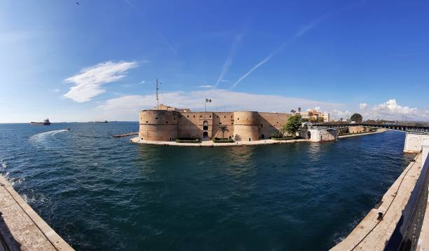 Taranto - Canal overview stock photo