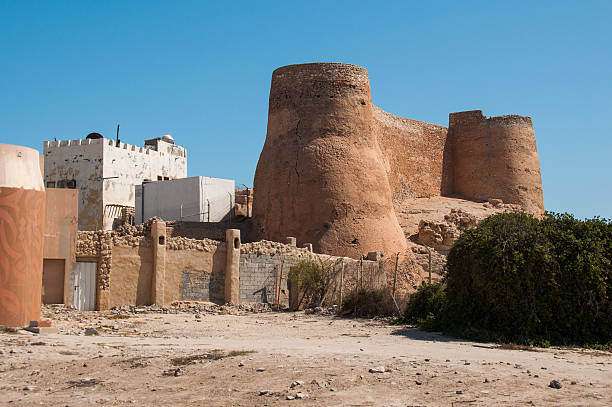 Tarout Castle's Fortifications, Tarout Island, Saudi Arabia stock photo
