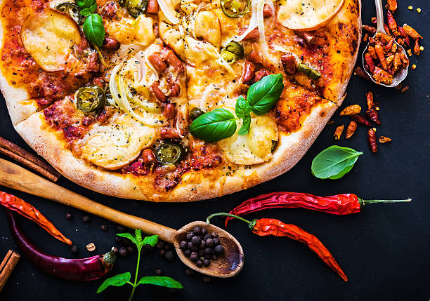 Best Gourmet Pizza Stock Photos, Pictures & Royalty-Free Images - iStock