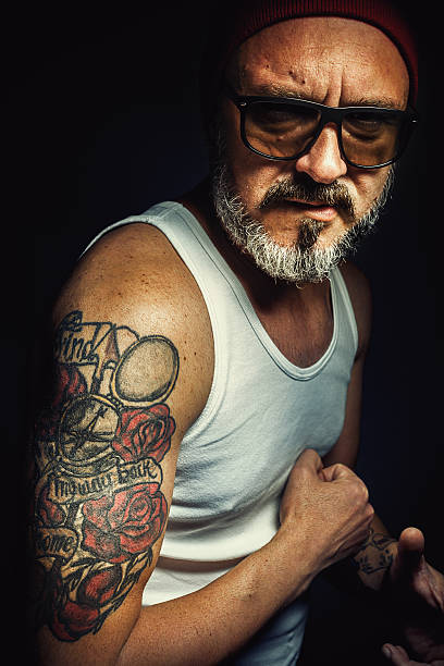 Tattoos And Age stock photo