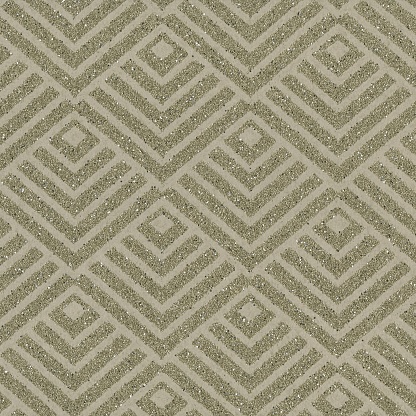 Taupe sparkling wallpaper texture with geometric pattern and gold flecks