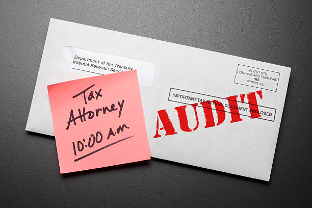 Tax Audit Notice Tax audit concept. irs stock pictures, royalty-free photos & images