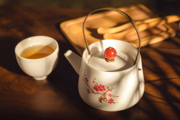 Teapot stock photo