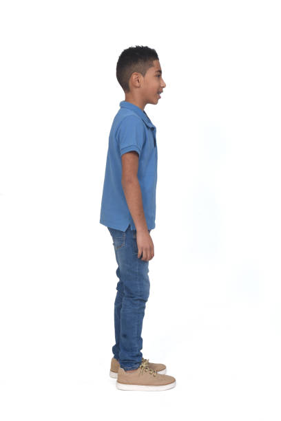 teen isolated on white background stock photo