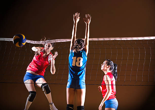 High School Girls Volleyball Stock Photos, Pictures & Royalty-Free ...