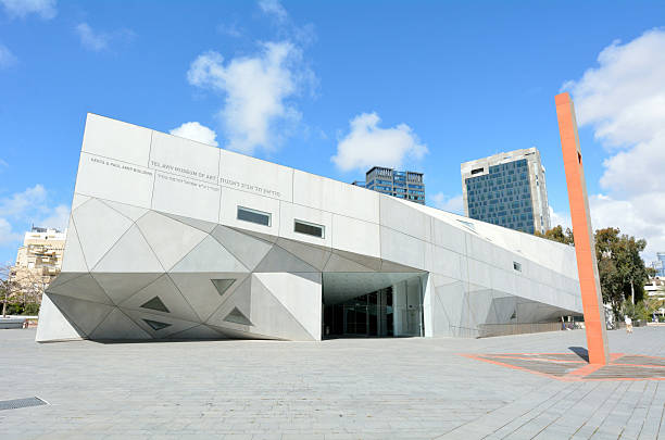Tel Aviv Museum of Art in Tel Aviv - Israel stock photo