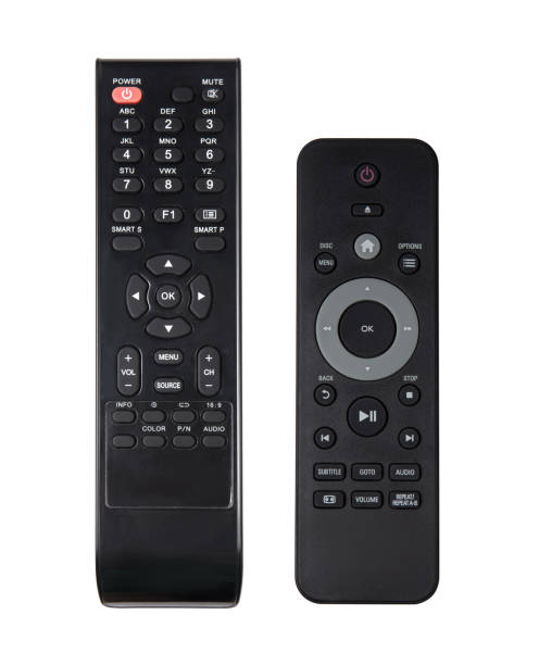 Television remote control isolated on white. TV remote control isolated on white. remote control stock pictures, royalty-free photos & images